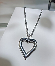 Jade'm Gold Çelik Boş Kalpli Kolye