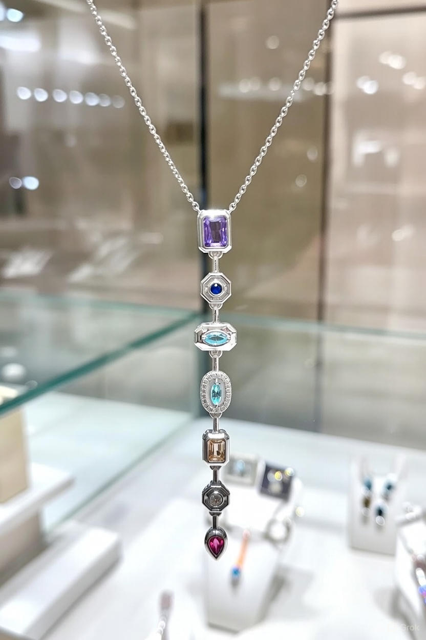 Jade'm Gold Paslanmaz Çelik Y Kolye